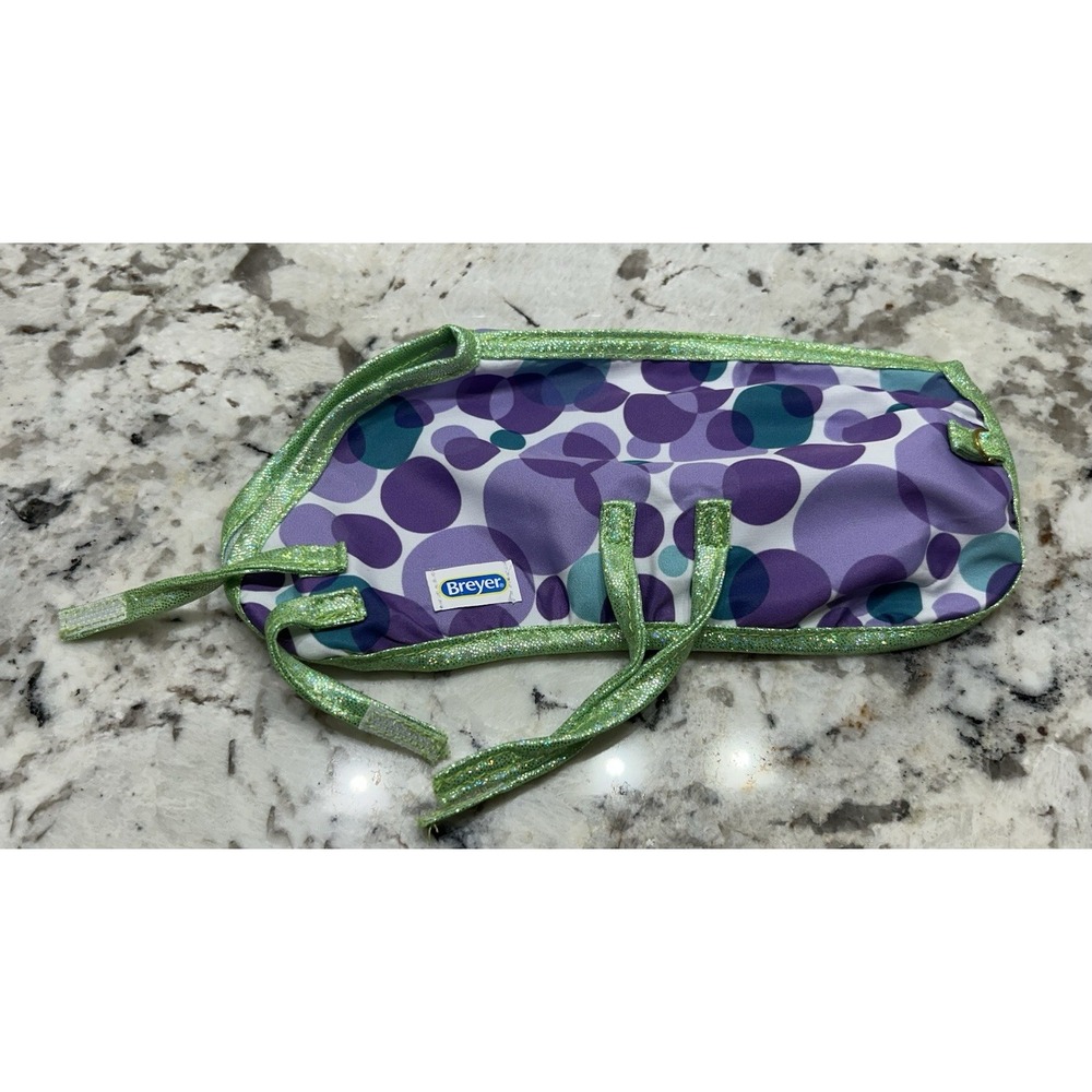 Breyer Colorful Stable Blanket‎ Traditional 1:9 Horse Accessory Purple #2053